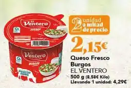 Gadis El ventero - queso fresco burgos oferta