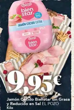 Gadis El pozo - jamón cocido bienstar sin grasa y reducido en sal oferta