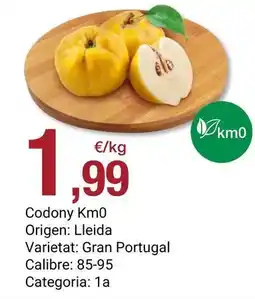 BonpreuEsclat Origen - codony oferta