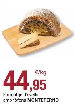 BonpreuEsclat Formatge d'ovella amb tòfona oferta