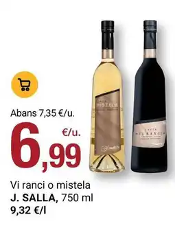 BonpreuEsclat Vi ranci o mistela oferta