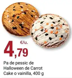 BonpreuEsclat Pa de pessic de halloween de carrot cake o vainilla oferta