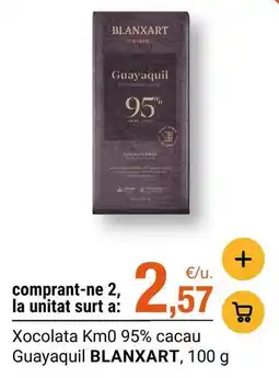 BonpreuEsclat Blanxart - xocolata km0 95 % cacau oferta