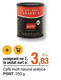 BonpreuEsclat Pont - café molt natural arabica oferta