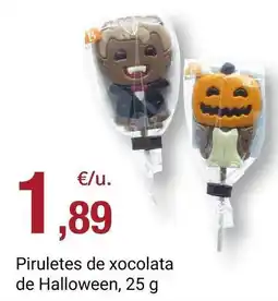 BonpreuEsclat Piruletes de xocolata de halloween oferta