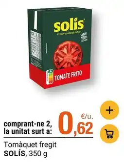 BonpreuEsclat Solís - tomaquet fregit oferta