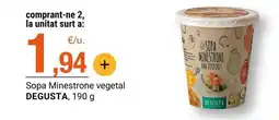 BonpreuEsclat Sopa minestrone vegetal oferta