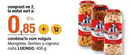 BonpreuEsclat Luengo - mongetes, llenties o cigrons cuits oferta