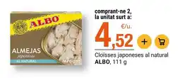 BonpreuEsclat Albo - cloïsses japoneses al natural oferta