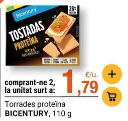 BonpreuEsclat Bicentury - torrades proteina oferta