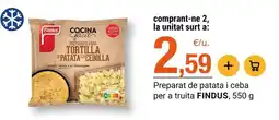 BonpreuEsclat Findus - preparat de patata i ceba per a truita oferta