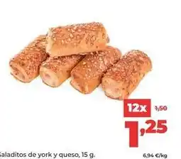 Alimerka Saladitos de york y queso oferta