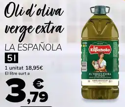 Supeco La española - oli d'oliva verge extra oferta
