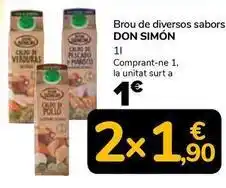 Supeco Don simón - brou de diversos sabors oferta