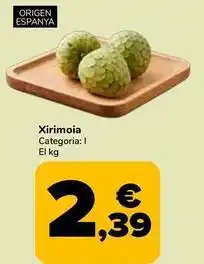 Supeco Xirimoia origen espanya oferta