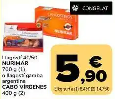 Supeco Nurimar/cabo vírgenes - llagostí o gamba argentina oferta