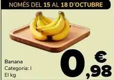 Supeco Banana oferta