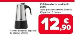 Supeco Jata - cafetera d'acer inoxidable oferta