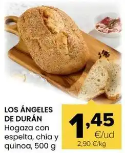 Autoservicios Familia Los anngeles de duran - hogaza con espelta, chia y quinoa oferta