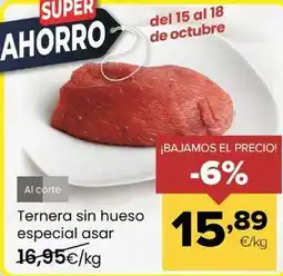 Autoservicios Familia Ternera sin hueso especial asar oferta