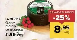 Autoservicios Familia La merina - queso mezcla semicurado oferta