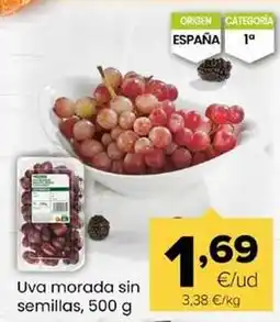 Autoservicios Familia Uva morada sin semillas oferta