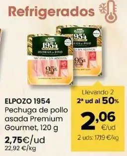 Autoservicios Familia Elpozo - 1954 pechuga de pollo asada premium gourmet oferta