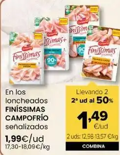 Autoservicios Familia Campofrío - en los loncheados finissimas oferta