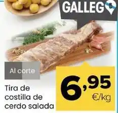 Autoservicios Familia Tira de costilla de cerdo salada oferta
