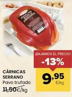 Autoservicios Familia Cárnicas serrano - pavo trufado oferta