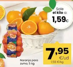 Autoservicios Familia Naranja para zumo oferta