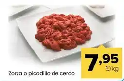 Autoservicios Familia Zorza o picadillo de cerdo oferta