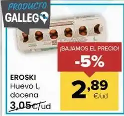 Autoservicios Familia Eroski - huevo l oferta