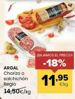 Autoservicios Familia Argal - chorizo regio oferta