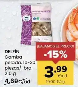 Autoservicios Familia Delfín - gamba pelada oferta