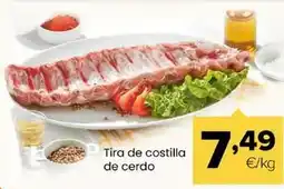 Autoservicios Familia Tira de costilla de cerdo oferta