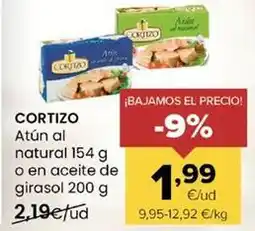 Autoservicios Familia Cortizo - atún al natural oferta