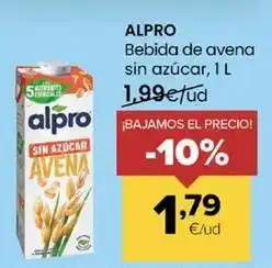 Autoservicios Familia Alpro - bebida de avena sin azucar oferta