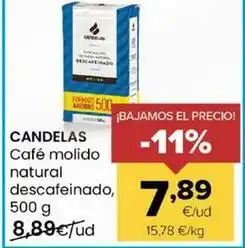 Autoservicios Familia Candelas - cafe molido natural descafeinado oferta