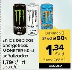 Autoservicios Familia Monster - en las bebidas energeticas oferta