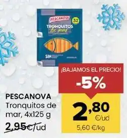 Autoservicios Familia Pescanova - tronquitos de mar oferta