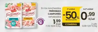 Campofrío - en los loncheados finissimas