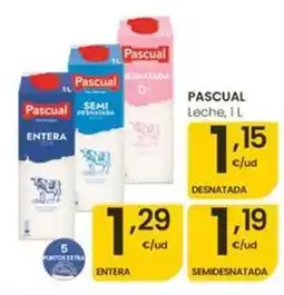 Eroski Pascual - leche desnatada oferta