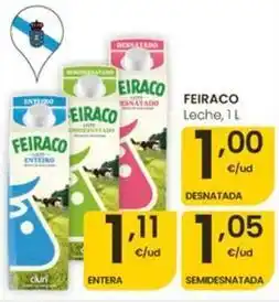 Eroski Feiraco - leche desnatada oferta