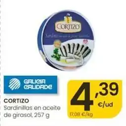 Eroski Cortizo - sardinillas en aceite de girasol oferta
