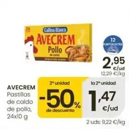 Eroski Avecrem - pastillas de caldo de pollo oferta