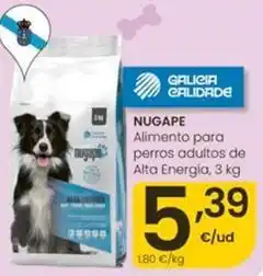 Eroski Nugape - alimento para perros adultos de alta energia oferta