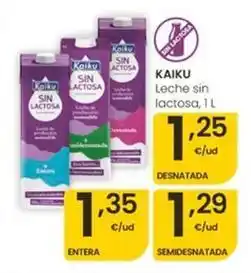 Eroski Kaiku - leche sin lactosa oferta