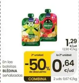 Eroski Blédina - en las bolsitas oferta