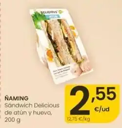 Ñaming - sandwich delicious de atun y huevo